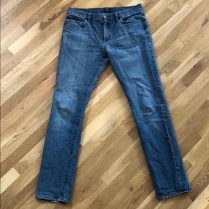 JCrew Driggs straight fit light wash jeans 32x34